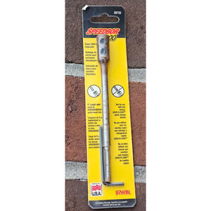 IRWIN 88702 Steel Hex Shank Magnetic Wood Boring Bit Extension 1/4 Dia.x6 L in.